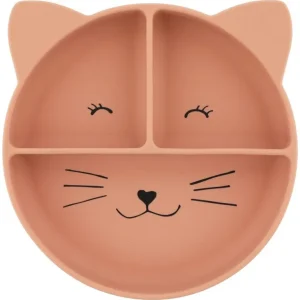 Enfant Trixie La Vaisselle Pour Enfant<Assiette compartiments silicone avec ventouse Mrs Cat,