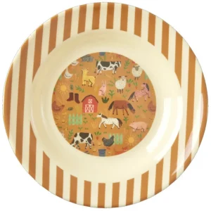 Enfant Rice La Vaisselle Pour Enfant<Assiette Creuse 20 cm Ferme,