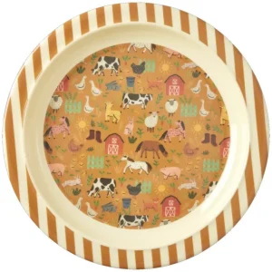 Enfant Rice La Vaisselle Pour Enfant<Assiette Plate 22 cm Ferme,