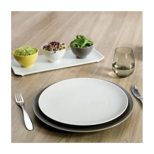 Degrenne Paris Les Assiettes Plates<Assiette plate Modulo Nature Kaolin,