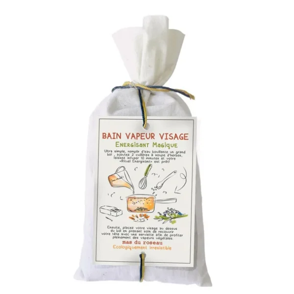 mas du roseau Les Soins<Bain de vapeur Visage Energisant Magique,