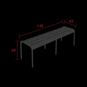 FERMOB Fauteuils, Chaises Et Bancs<Banc 3/4 places Luxembourg,