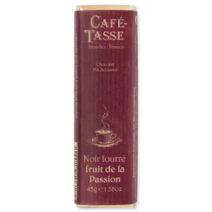 Café Tasse Le Chocolat<Barre de chocolat Noir fourré Fruit de la Passion,