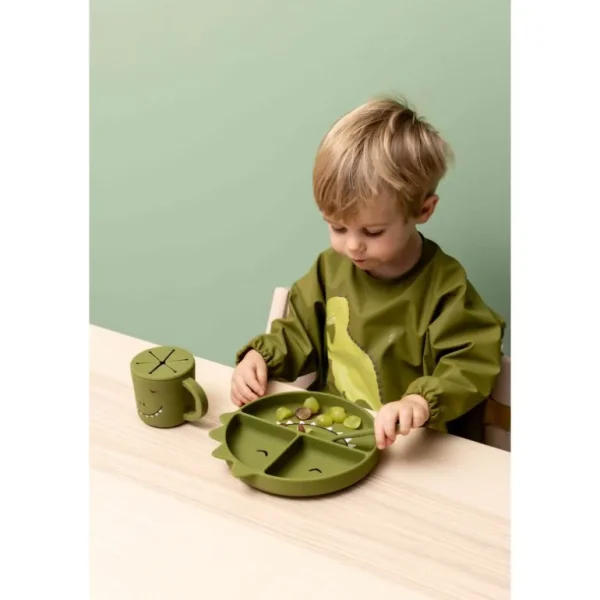 Enfant Trixie Le Textile Pour Enfant<Bavoir à manches imperméable Mr Dino,