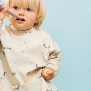 Enfant The Cotton Cloud Le Textile Pour Enfant<Bavoir à manches longues,