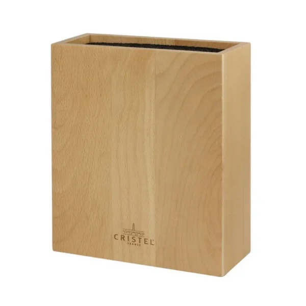 CRISTEL Blocs Couteaux<Bloc Couteaux rectangulaire en bois de Hêtre,