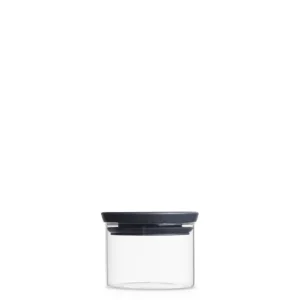 BRABANTIA Boîtes Hermétiques<Bocal en verre empilable Dark Grey,