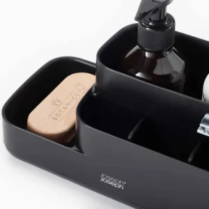 JOSEPH JOSEPH Coin Lavabo<Boîte à compartiments EasyStore Noir,