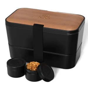 Umami Boîtes Repas Et Accessoires<Boîte Bento Modulable 1.5 L Noir & Cerisier,