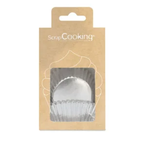 ScrapCooking Les Cupcakes<Boîte de +/- 48 caissettes argentées,