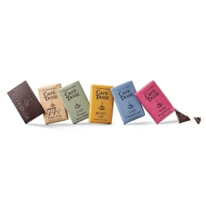 Café Tasse Le Chocolat<Boîte Tubo de 40 mini-tablettes assorties,