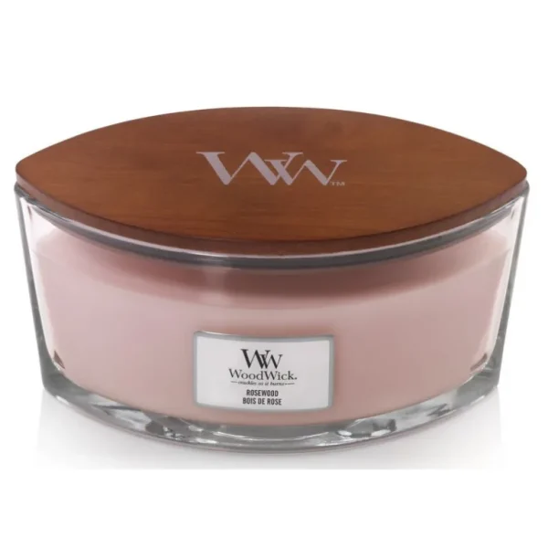 Woodwick Bougies Parfumées<Bougie parfumée Ellipse Bois de Rose,