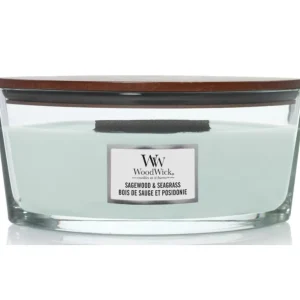 Woodwick Bougies Parfumées<Bougie parfumée Ellipse Bois de Sauge,