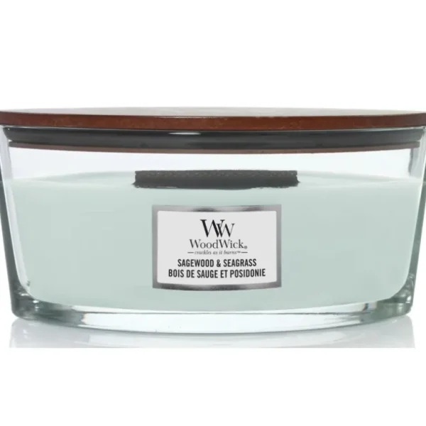 Woodwick Bougies Parfumées<Bougie parfumée Ellipse Bois de Sauge,