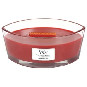 Woodwick Bougies Décoratives | Bougies Parfumées<Bougie parfumée Ellipse Chaï à la cannelle,