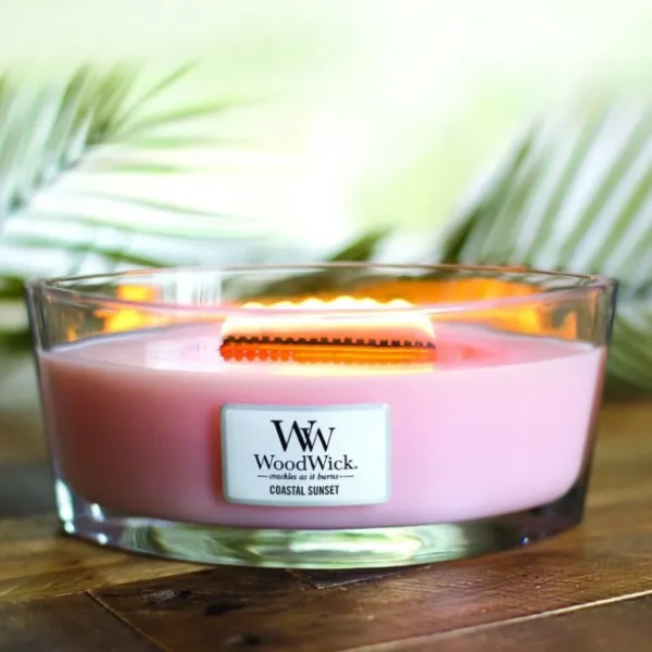 Woodwick Bougies Parfumées<Bougie parfumée Ellipse Coucher de Soleil,