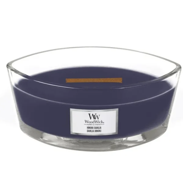 Woodwick Bougies Parfumées<Bougie parfumée Ellipse Dahlia Hinoki,