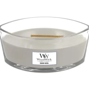 Woodwick Bougies Parfumées<Bougie parfumée Ellipse Douceur de Laine,