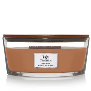 Woodwick Bougies Parfumées<Bougie parfumée Ellipse Myrrhe et bois de Santal,