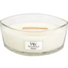 Woodwick Bougies Parfumées<Bougie parfumée Ellipse Teck Blanc,