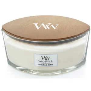 Woodwick Bougies Parfumées | Bougies Décoratives<Bougie parfumée Ellipse Thé blanc & Jasmin,