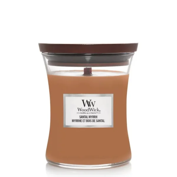 Woodwick Bougies Parfumées<Bougie parfumée Myrrhe et bois de santal,