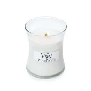 Woodwick Bougies Décoratives | Bougies Parfumées<Bougie parfumée Thé blanc & Jasmin,