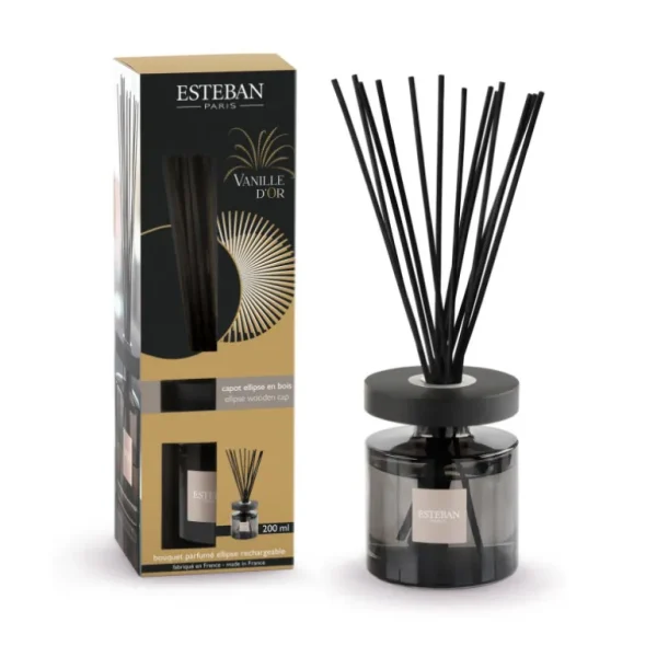 ESTEBAN Diffuseurs De Parfum D'Intérieur<Bouquet parfumé Ellipse Vanille d'Or,