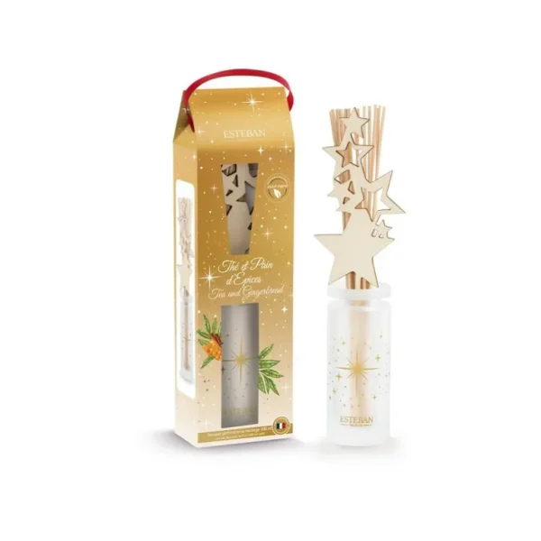 ESTEBAN Diffuseurs De Parfum D'Intérieur<Bouquet parfumé Thé et Pain d'épices,