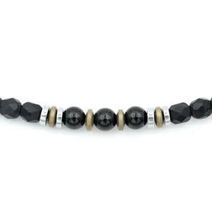 Têtes Blondes Les Bijoux<Bracelet Homme 3 tours Magnetic Gentleman Tourmaline Noire,