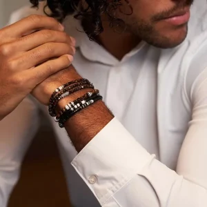 Têtes Blondes Les Bijoux<Bracelet Homme 2 tours Sacha,