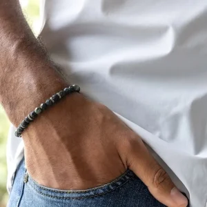 Têtes Blondes Les Bijoux<Bracelet Homme Gentleman XL Noir Rock,