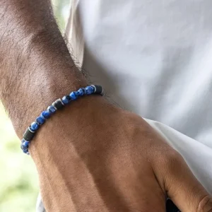 Têtes Blondes Les Bijoux<Bracelet Homme Gentleman XL Denim,