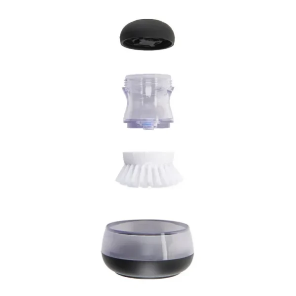 OXO Brosserie<Brosse à vaisselle ronde distributrice de savon avec support,