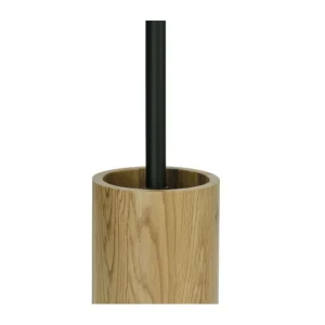 Andrea House Coin Wc<Brosse de toilette en bois de Chêne,