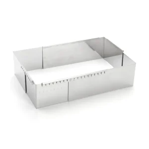 DE BUYER Cercles À Gâteaux | Moules À Pâtisserie<Cadre rectangle extensible inox de 21,5 à 40 cm,