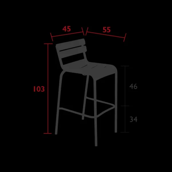 FERMOB Fauteuils, Chaises Et Bancs<Chaise de bar Luxembourg,