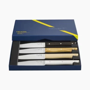 OPINEL Couteaux<Coffret 4 couteaux de table Facette Panaché,