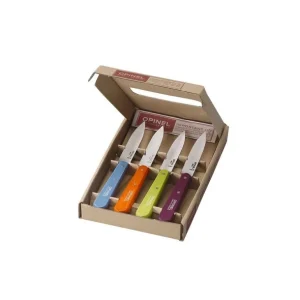 OPINEL Couteaux Professionnels<Coffret 4 couteaux d'office acidulés,