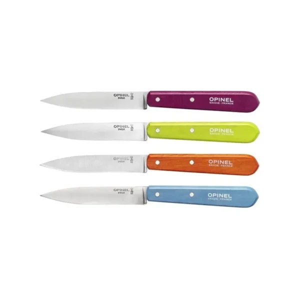 OPINEL Couteaux Professionnels<Coffret 4 couteaux d'office acidulés,