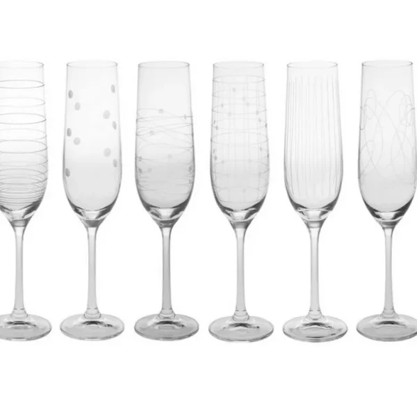 Table Passion Flûtes Et Coupes À Champagne<Coffret 6 flûtes à champagne Graphik,