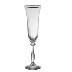 Crystal BOHEMIA Verres Apéritif | Verres À Cocktail<Coffret 6 flûtes Angela filet Or,