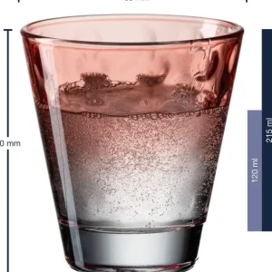 LEONARDO Verres Apéritif | Verres À Cocktail<Coffret 6 gobelets assortis Optic pastel, Léonardo