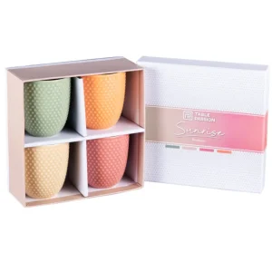 Table Passion Bols, Mugs Et Tasses<Coffret 4 gobelets 20cl Sunrise,