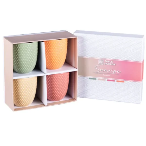 Table Passion Bols, Mugs Et Tasses<Coffret 4 gobelets 20cl Sunrise,