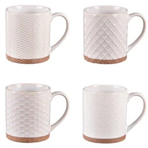 Table Passion Bols, Mugs Et Tasses<Coffret 4 mugs 35cl Jaspe Beige,