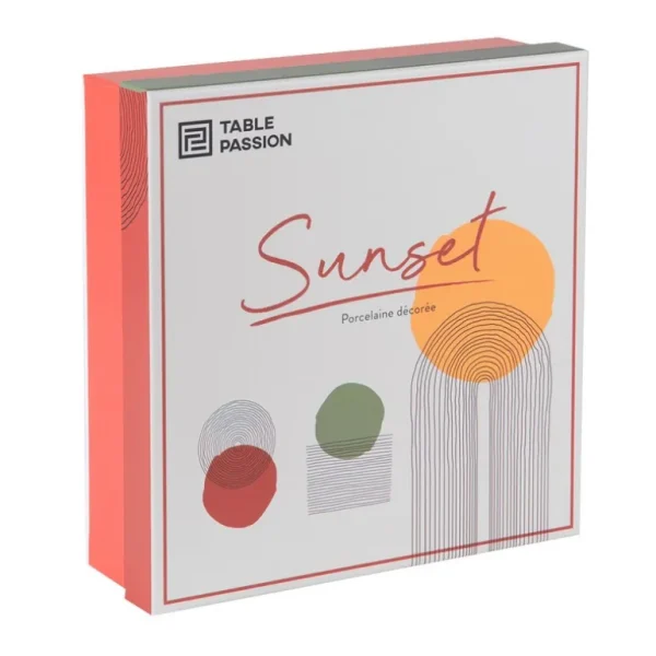 Table Passion Tout Pour Le Café | Bols, Mugs Et Tasses<Coffret 4 Mugs Sunset 35 cl,