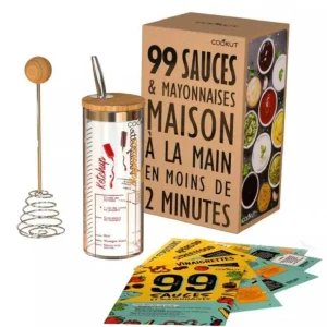 COOKUT Ustensiles Pour La Salade | Bain Marie Et Saucières<Coffret "99 Sauces Maison",