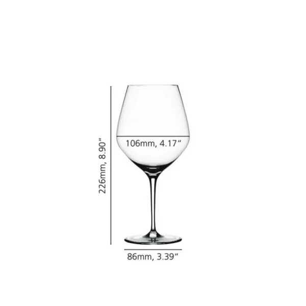 SPIEGELAU Verres Oenologiques<Coffret 4 verres à Bourgogne Authentis,