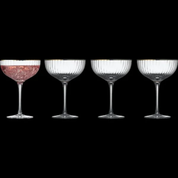 LYNGBY GLAS Verres Apéritif | Verres À Cocktail<Coffret 4 verres à cocktail Palermo Gold,